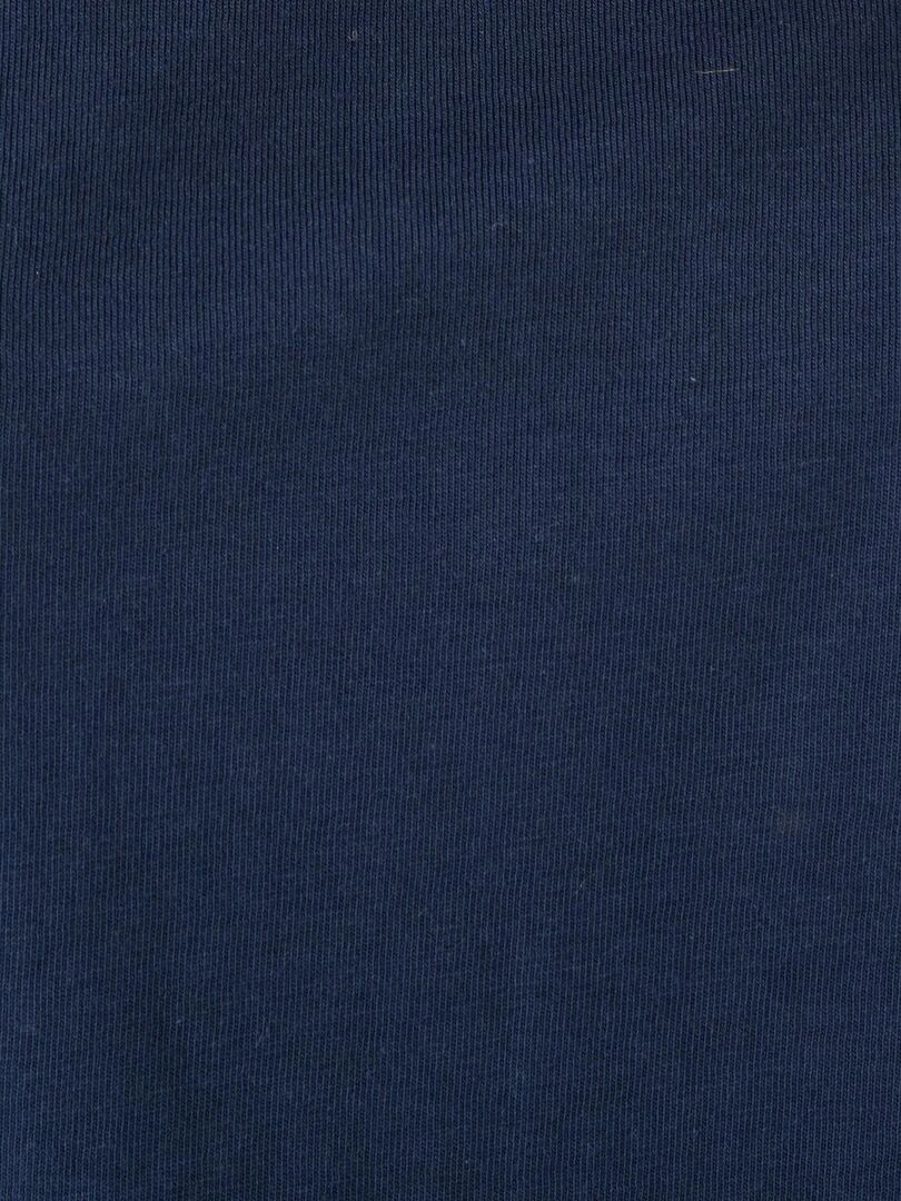 Tee shirt brodé pur coton   Damart   Bleu marine