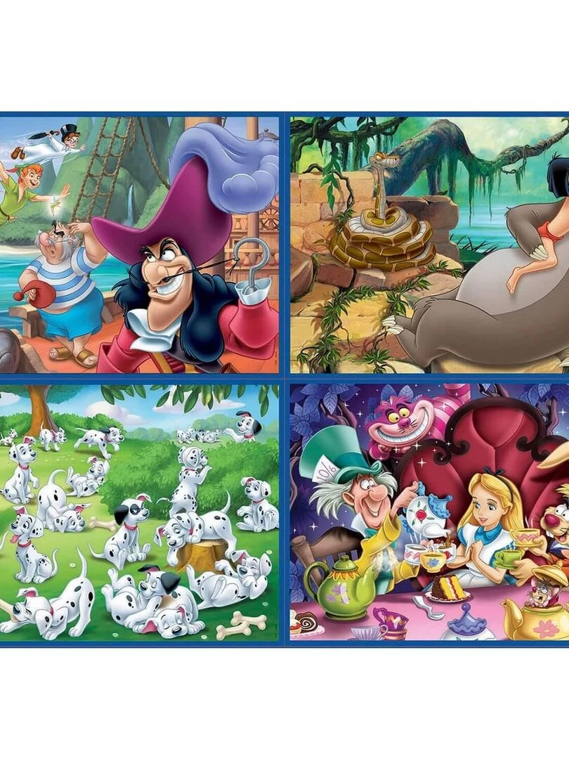 Puzzle de 50 à 150 pièces : 4 puzzles : Classiques Disney N/A