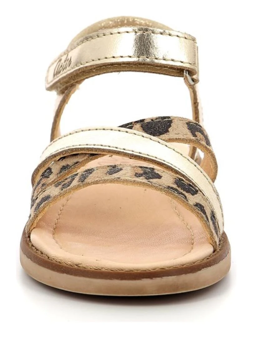 Sandales Cuir Tessia   Doré/or