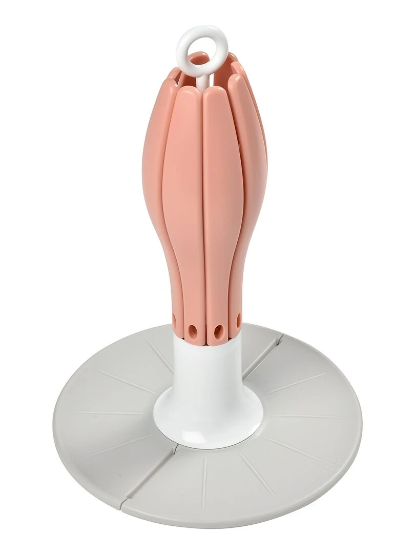 Egoutte biberons pliable fleur rose Rose