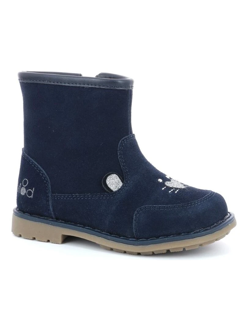 Boots Synthetique Stampcat Bleu marine