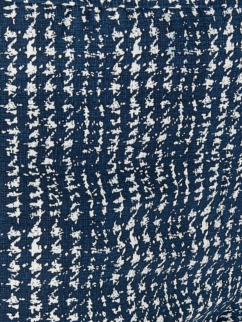 Pantalon enfilable imprimé   Damart   Bleu marine