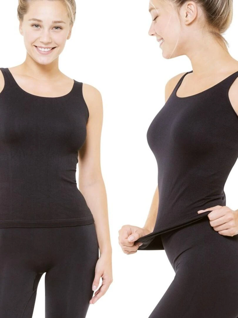 Lot de 2 tops minceur sport noir Cellutex Noir