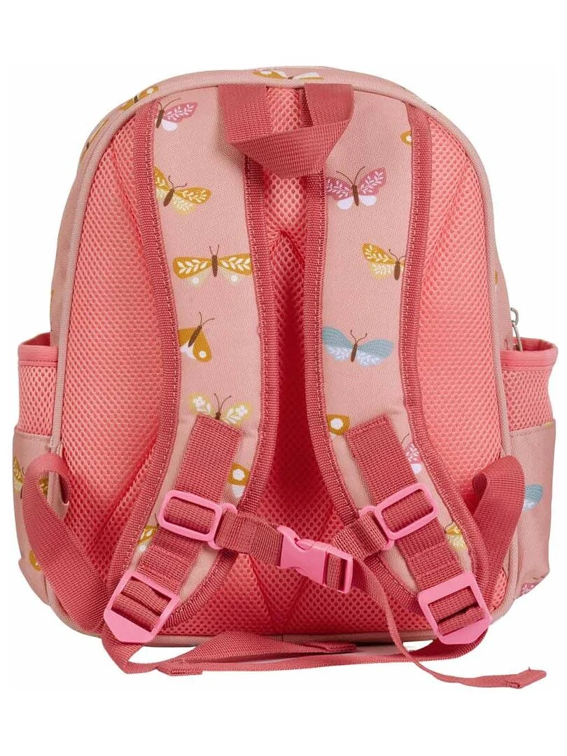 Sac à dos Papillons avec poche isotherme   Rose