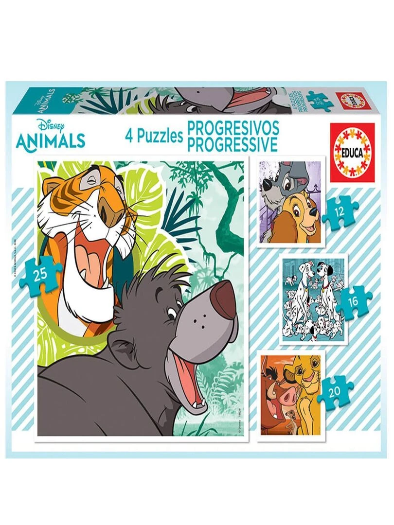 Puzzles progressifs de 12 à 25 pièces : Disney Classiques N/A