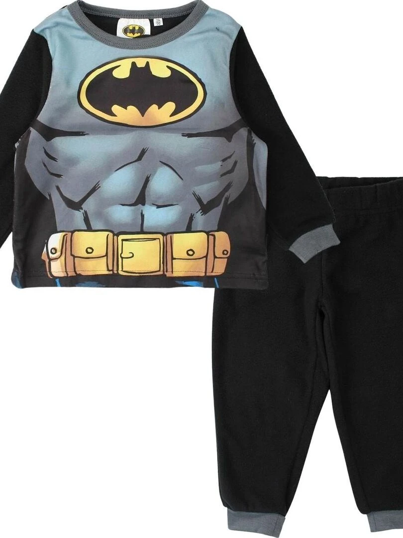 DC Comics Pyjama garçon imprimé Batman Noir