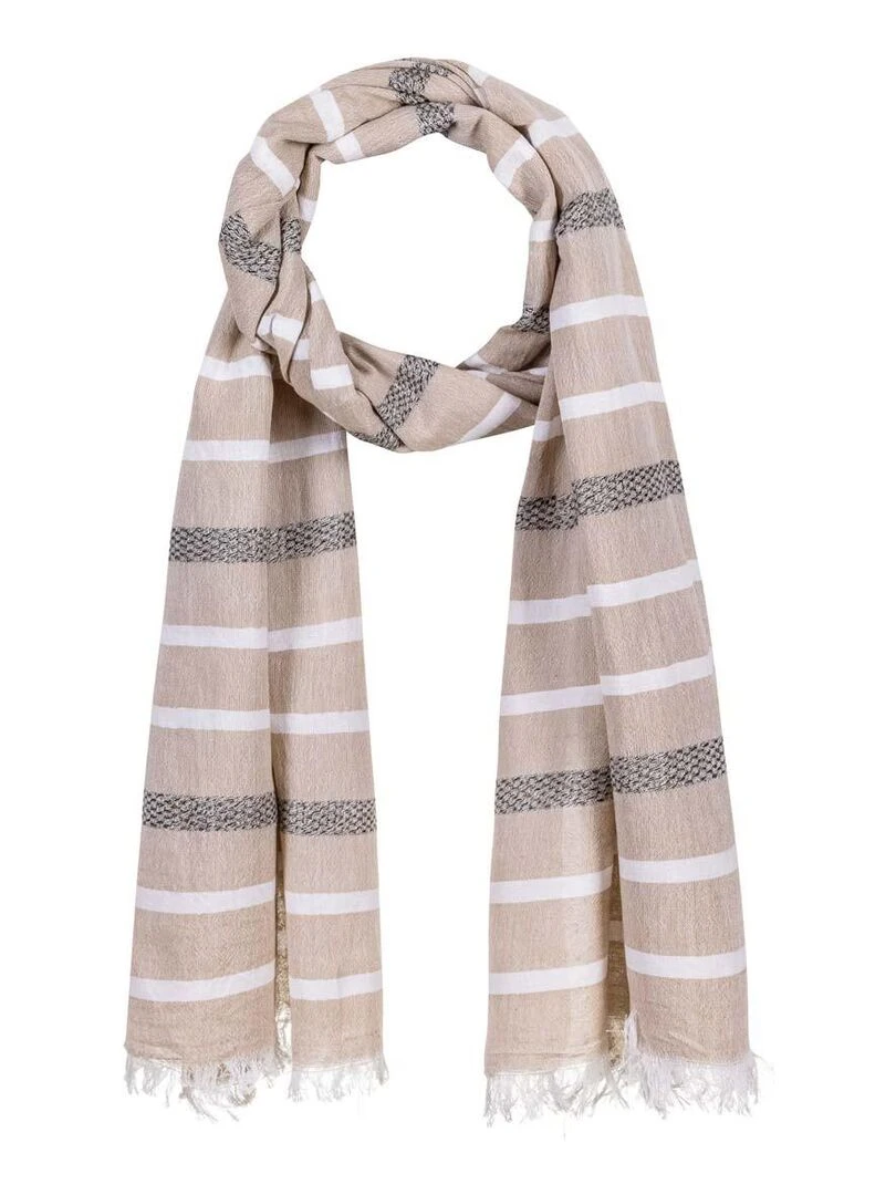 Foulard bario Beige