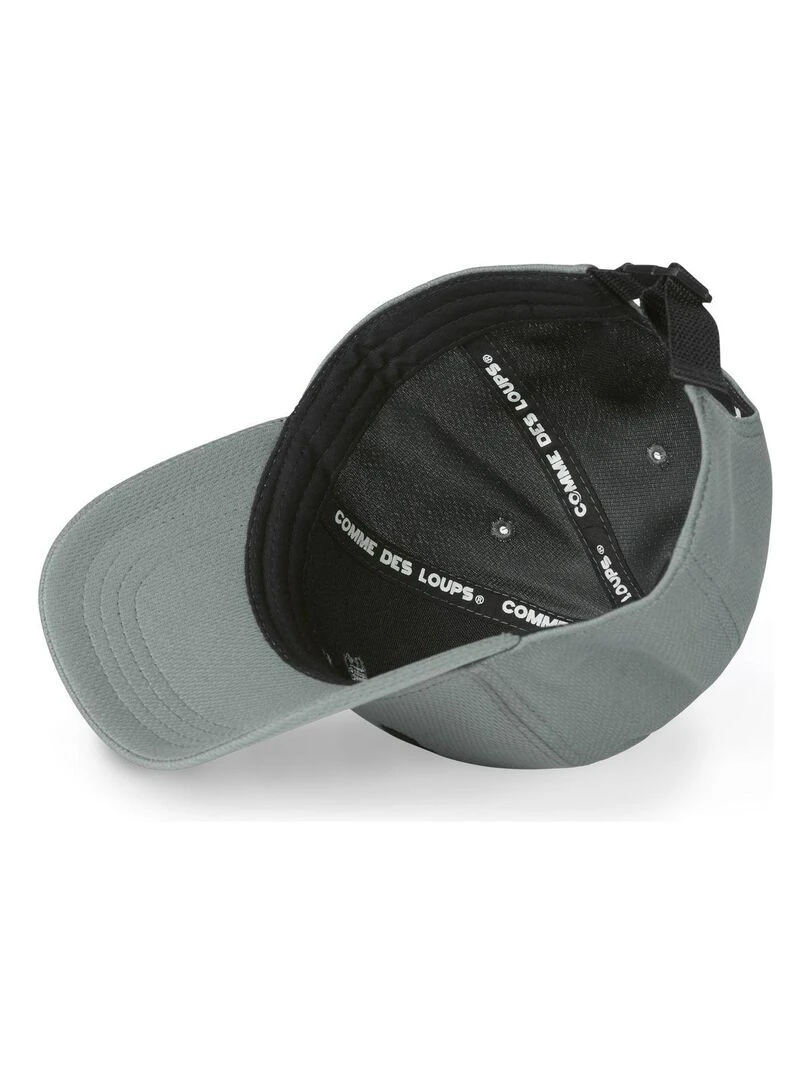 Casquette à carreaux en coton Maille Comme Des Loups   Gris