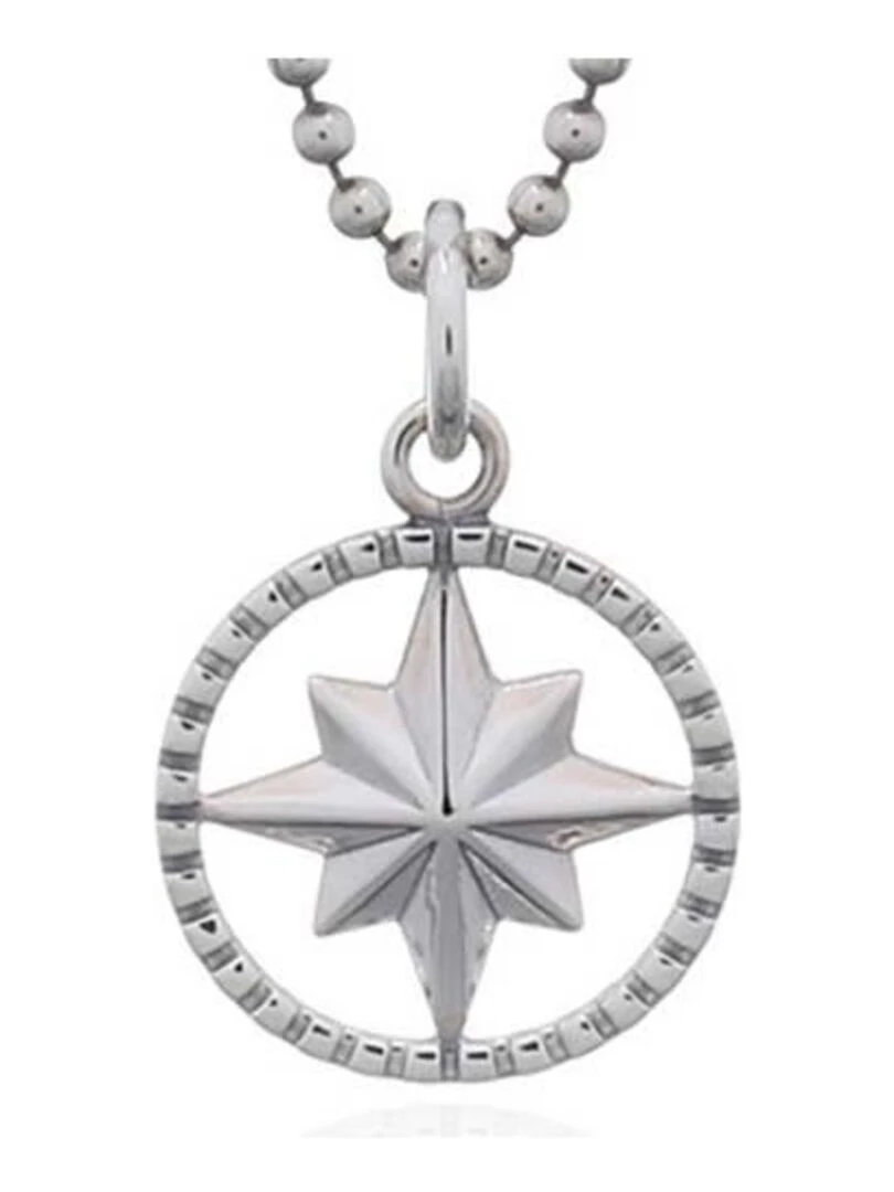 Pendentif étoile du nord en argent Bijoucolor Argent