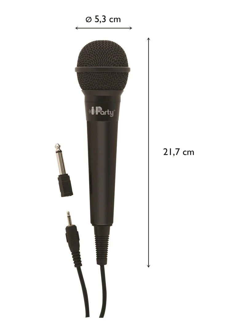 Microphone Haute Sensibilité Câble 2 5m Iparty®   N/A