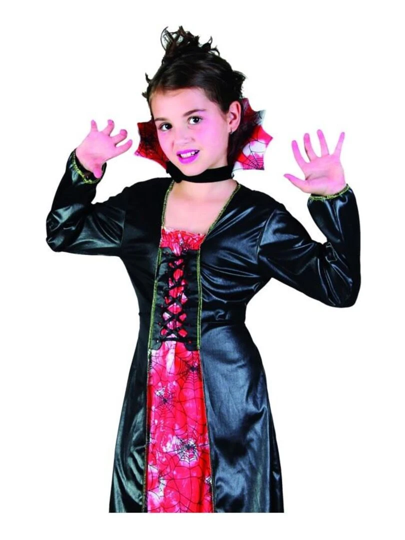 Déguisement Vampire araignées Halloween fille enfant Noir Noir