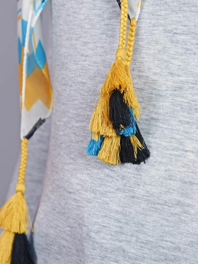 Foulard carré Tijana   Bleu