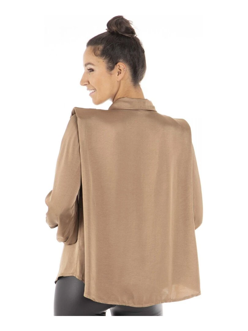 Chemisier chemise CHARLOTTE   Gérard Pasquier   Marron noisette