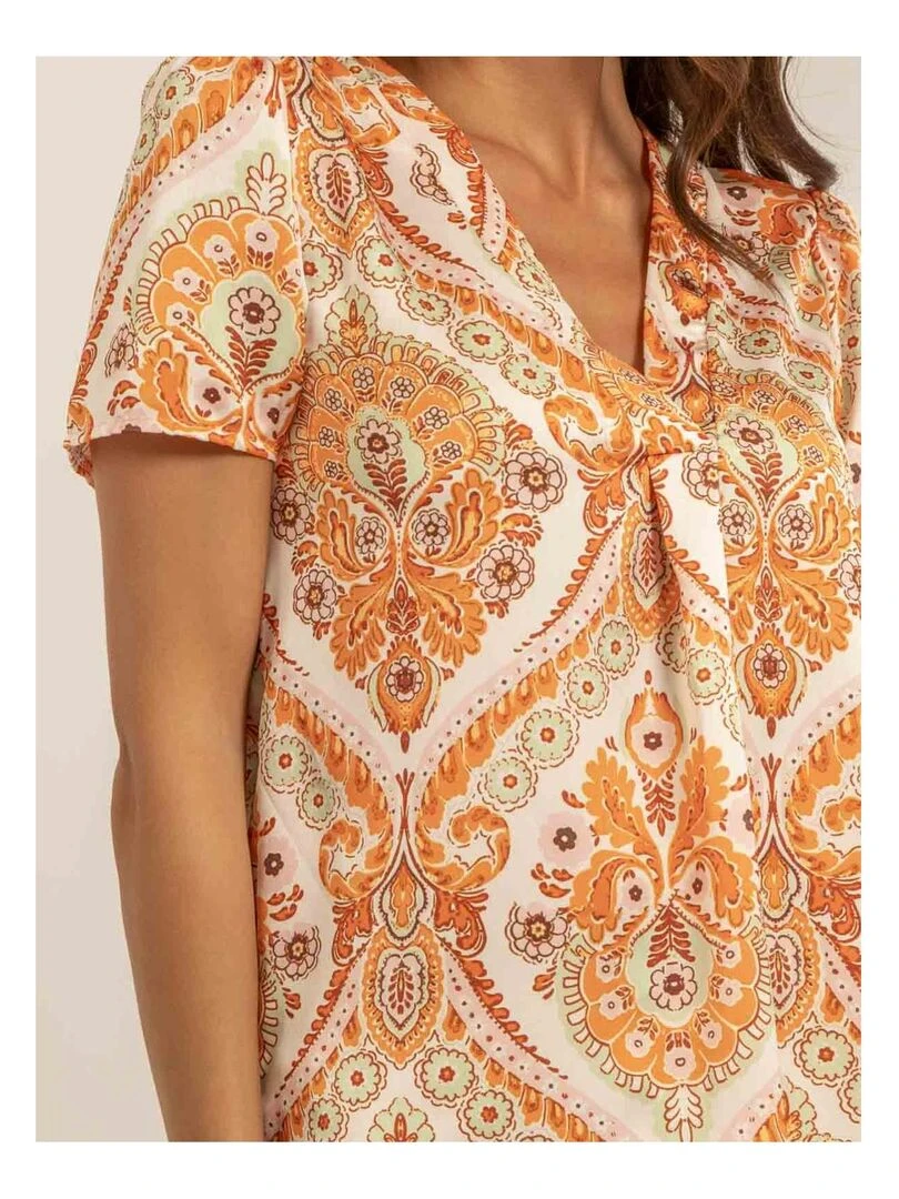 Top motifs FEZINE   Orange