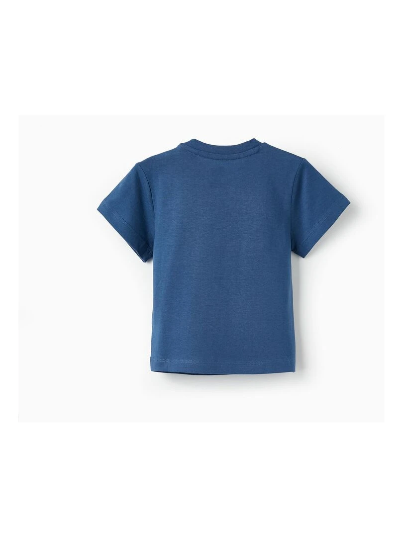 T shirt à manches courtes pour bébé garçon 'Did You Herb' manches courtes NATURE TAKEOVER Bleu foncé
