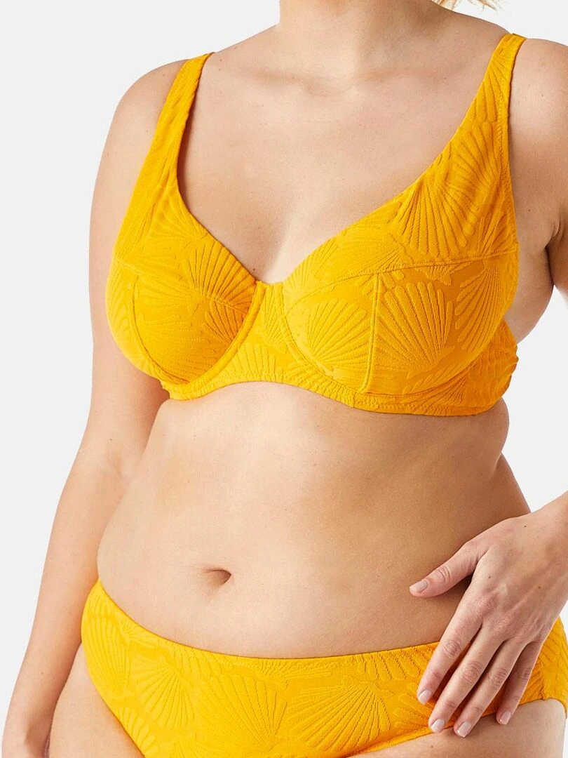 Haut de maillot à armatures IPANEMA   Brigitte Bardot Bain   Jaune