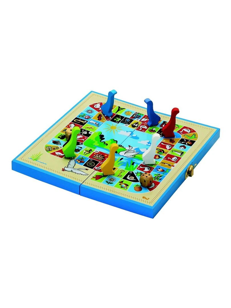 Coffret Jeu de l'Oie en bois N/A