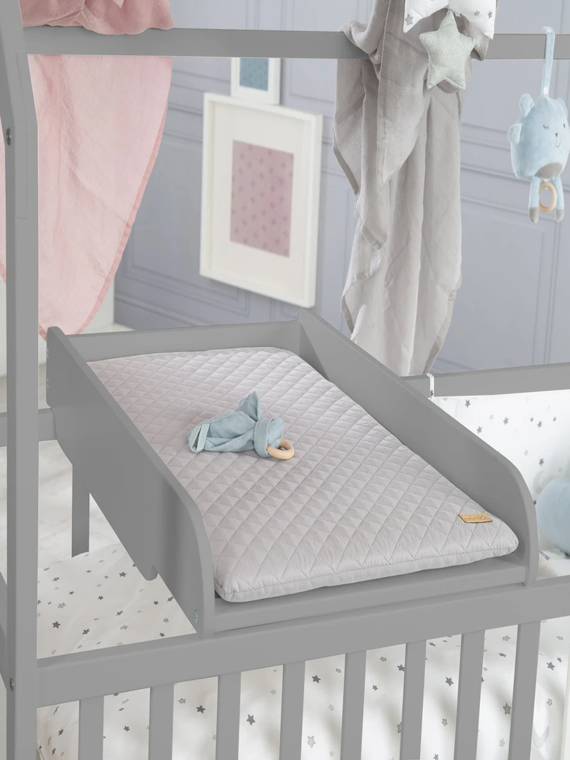 ROBA Plan À Langer + Matelas "roba Style" À Poser Sur Les Lits Bébé Gris