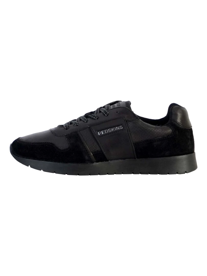 Basket Cuir Redskins Affairi Noir