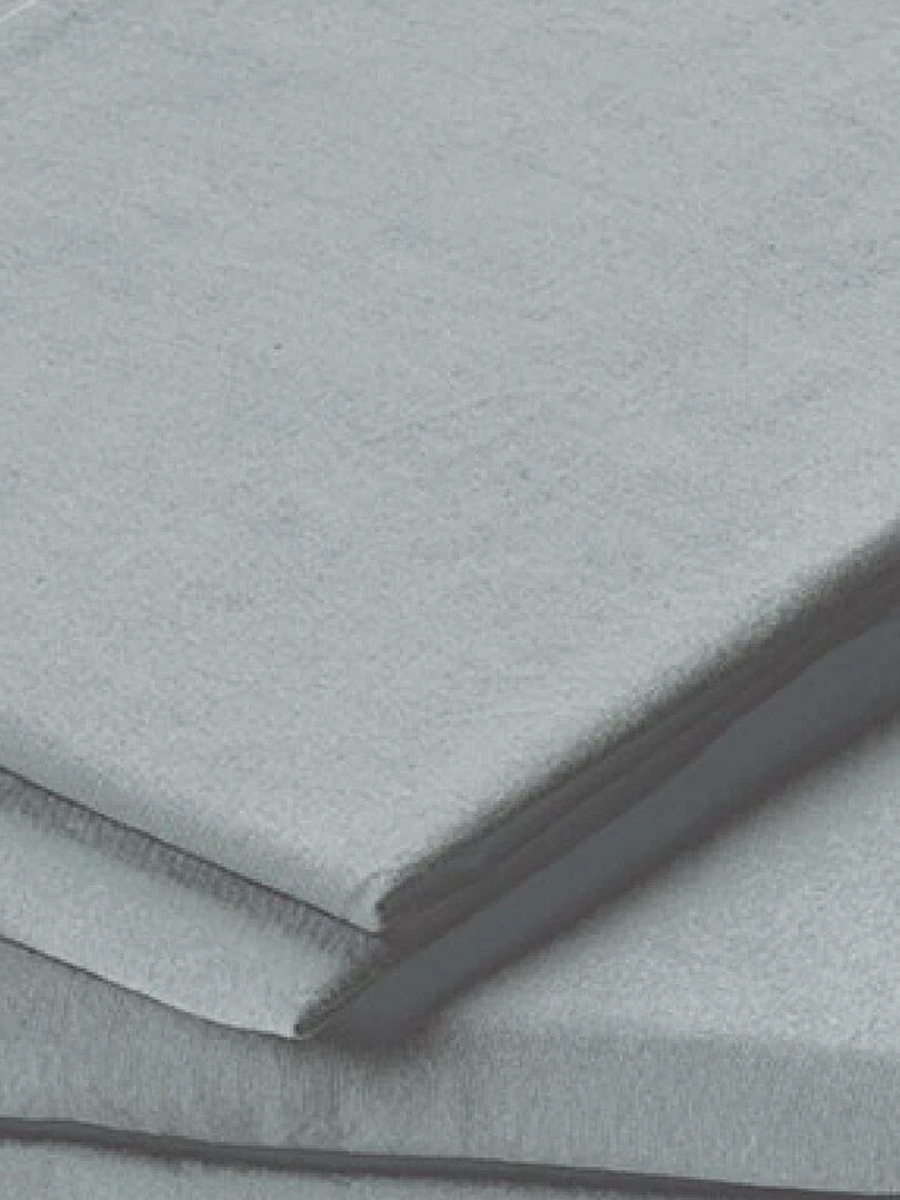 Taie d'oreiller en coton lavé   Gris