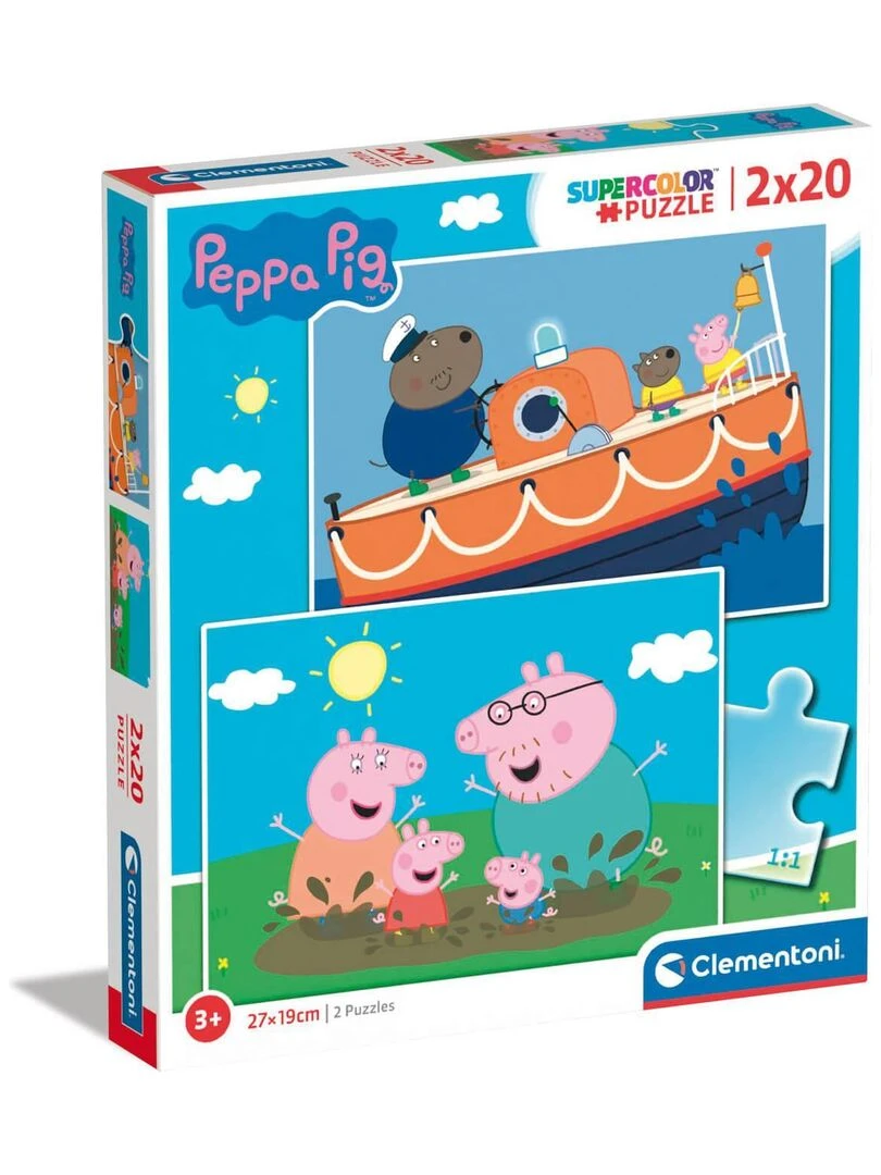 Puzzle 2 x 20 pièces : Peppa Pig N/A