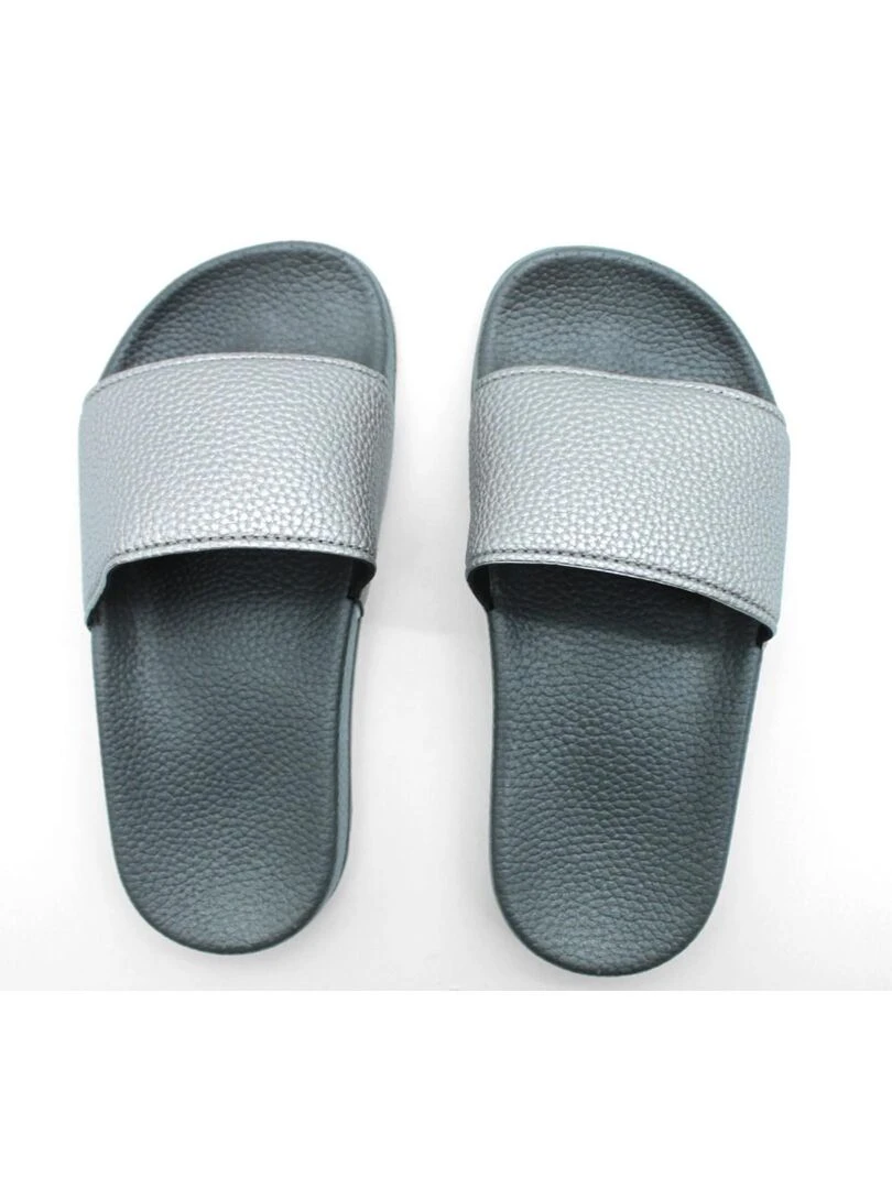 Claquettes basic Kebello   Gris