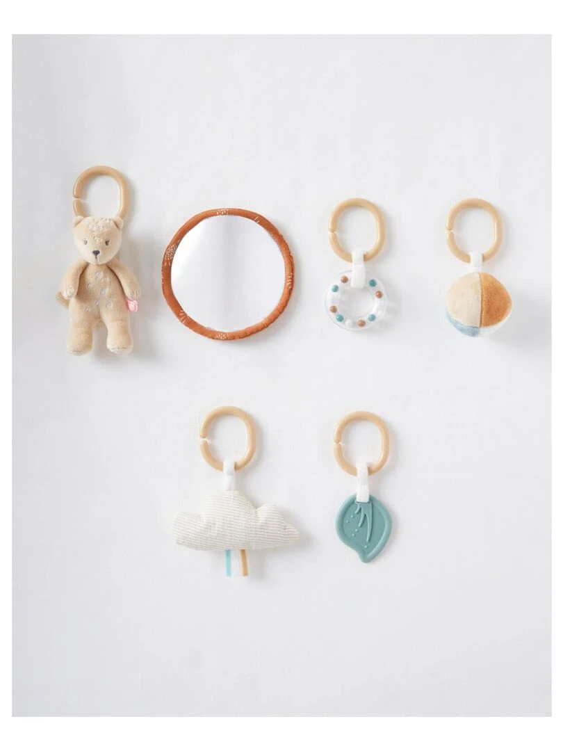 Tapis d'éveil Kendi en Veloudoux    Gris