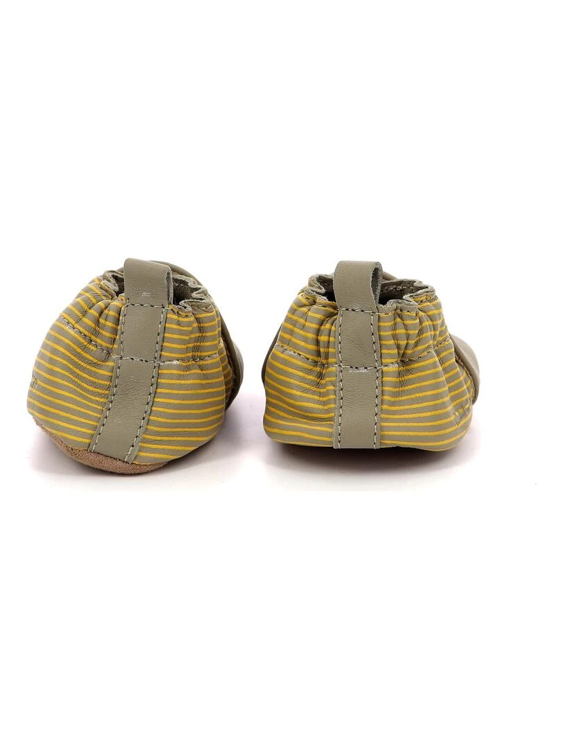 Chaussons Cuir Doubear   Kaki