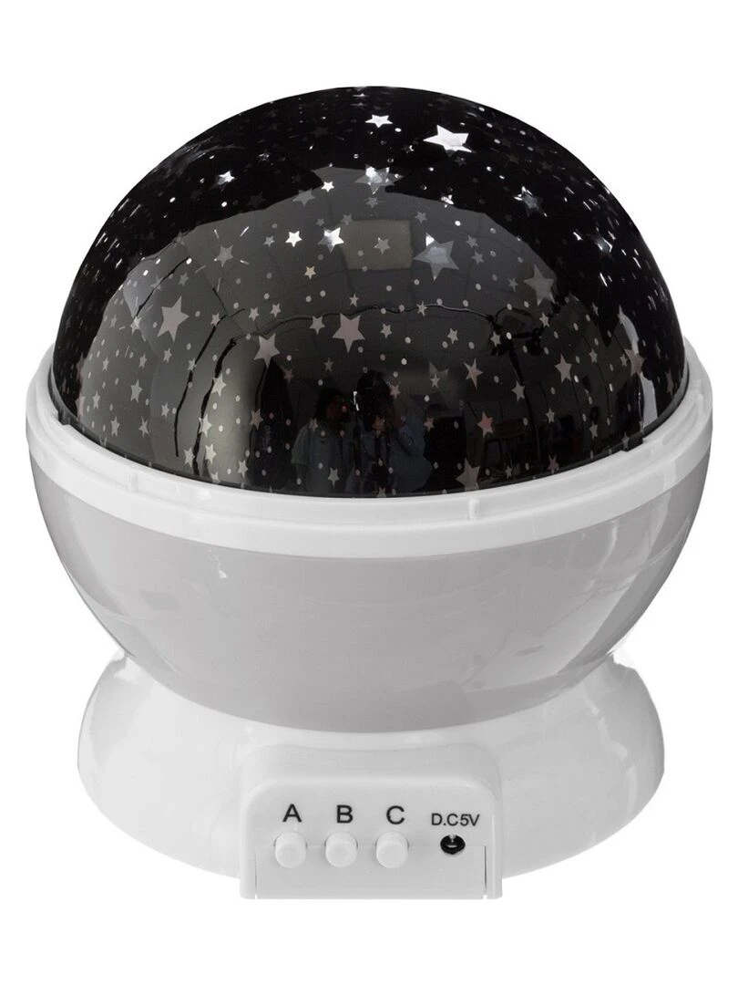 Lampe veilleuse projecteur gris Gris