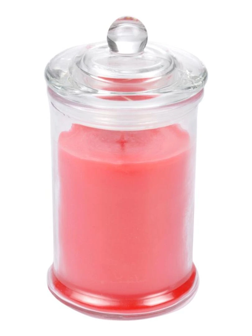 Bougie parfumée en bocal Rose fushia