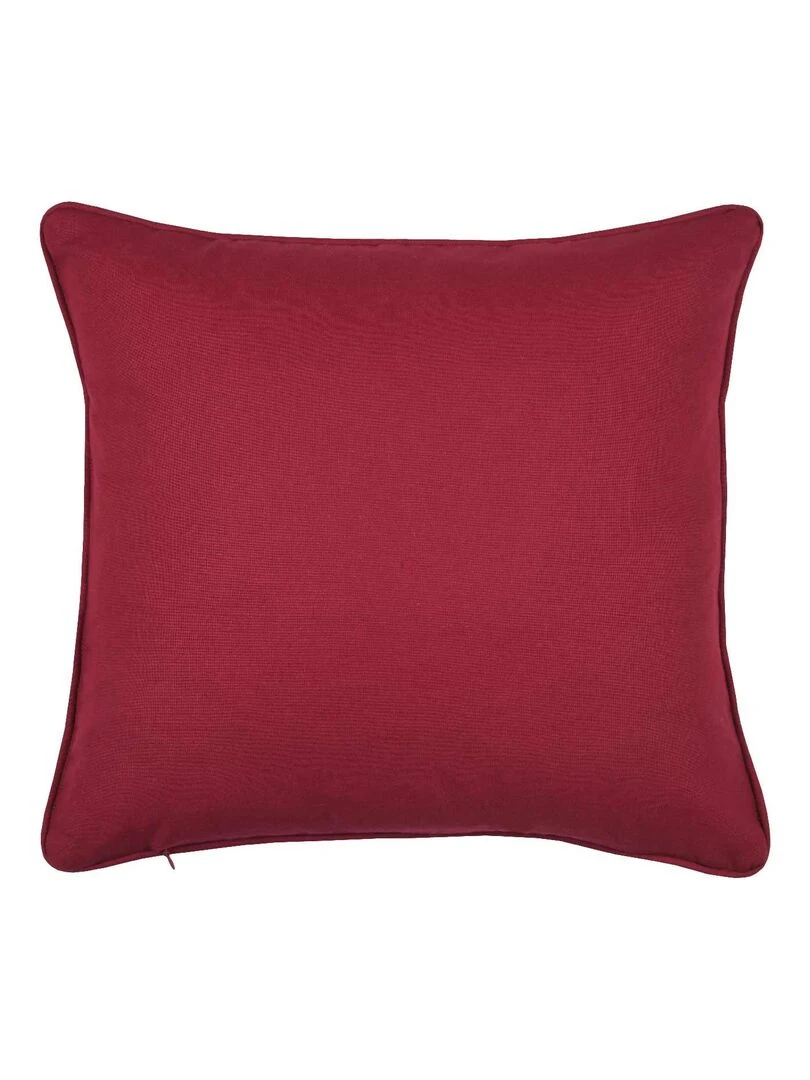 Coussin esprit station de ski   Rouge