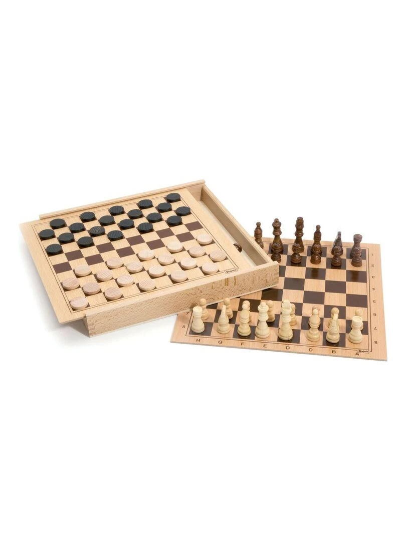 Coffret D Echecs Et De Dames N/A