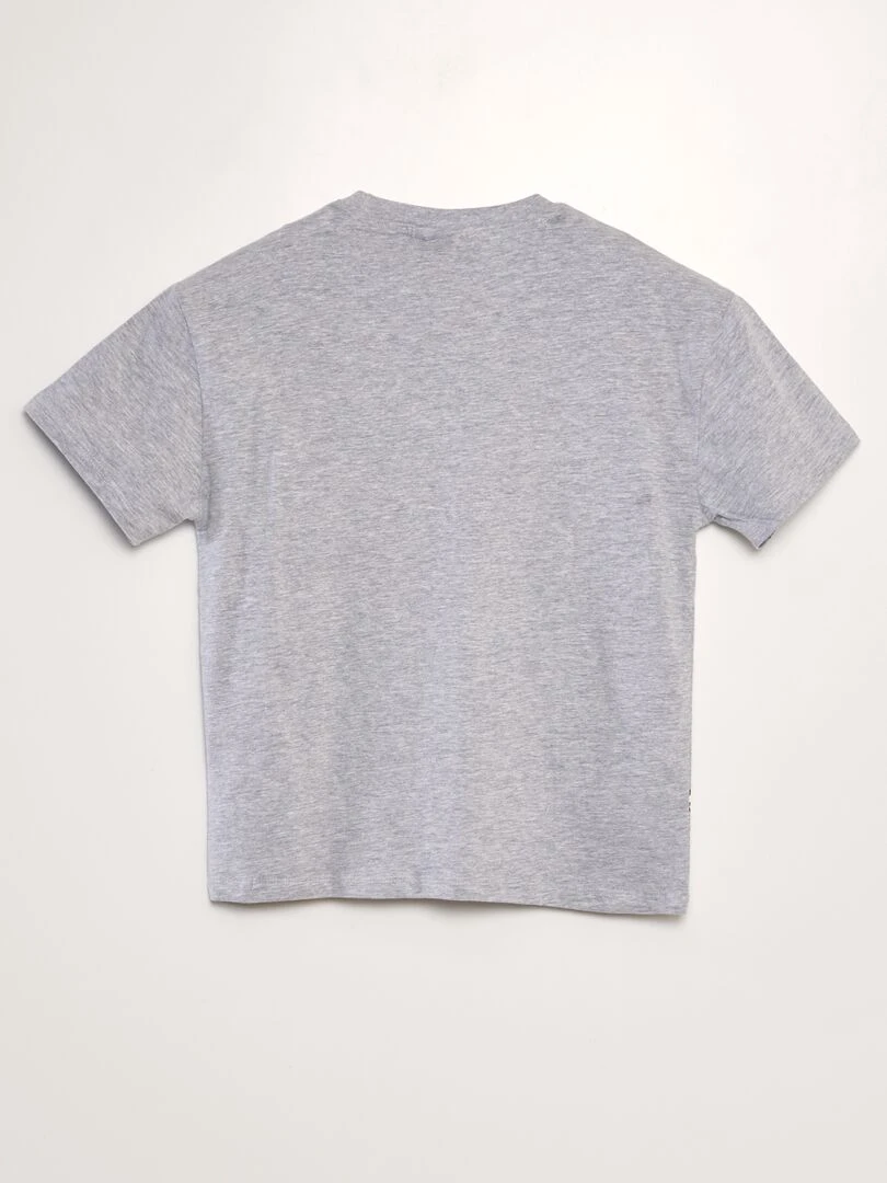 T shirt 'Sonic' manches courtes   Gris