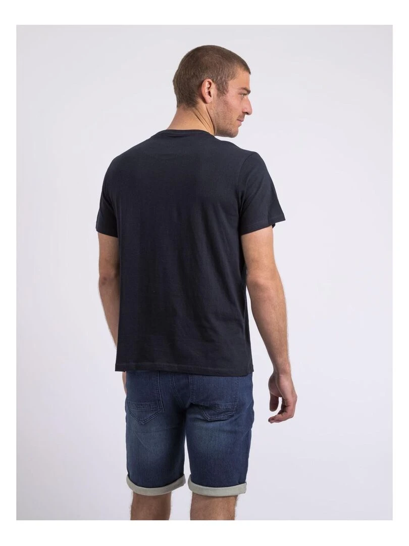 T shirt col rond NULRIK Bleu marine
