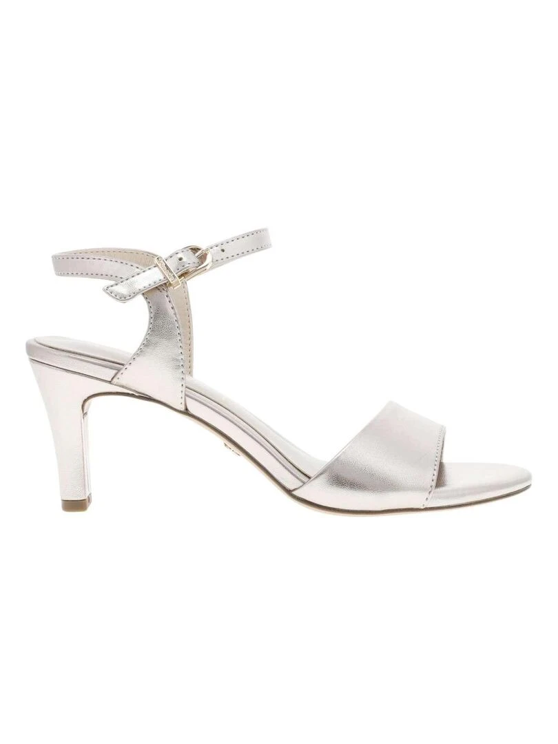 TAMARIS Nu pieds talon bloc Gris