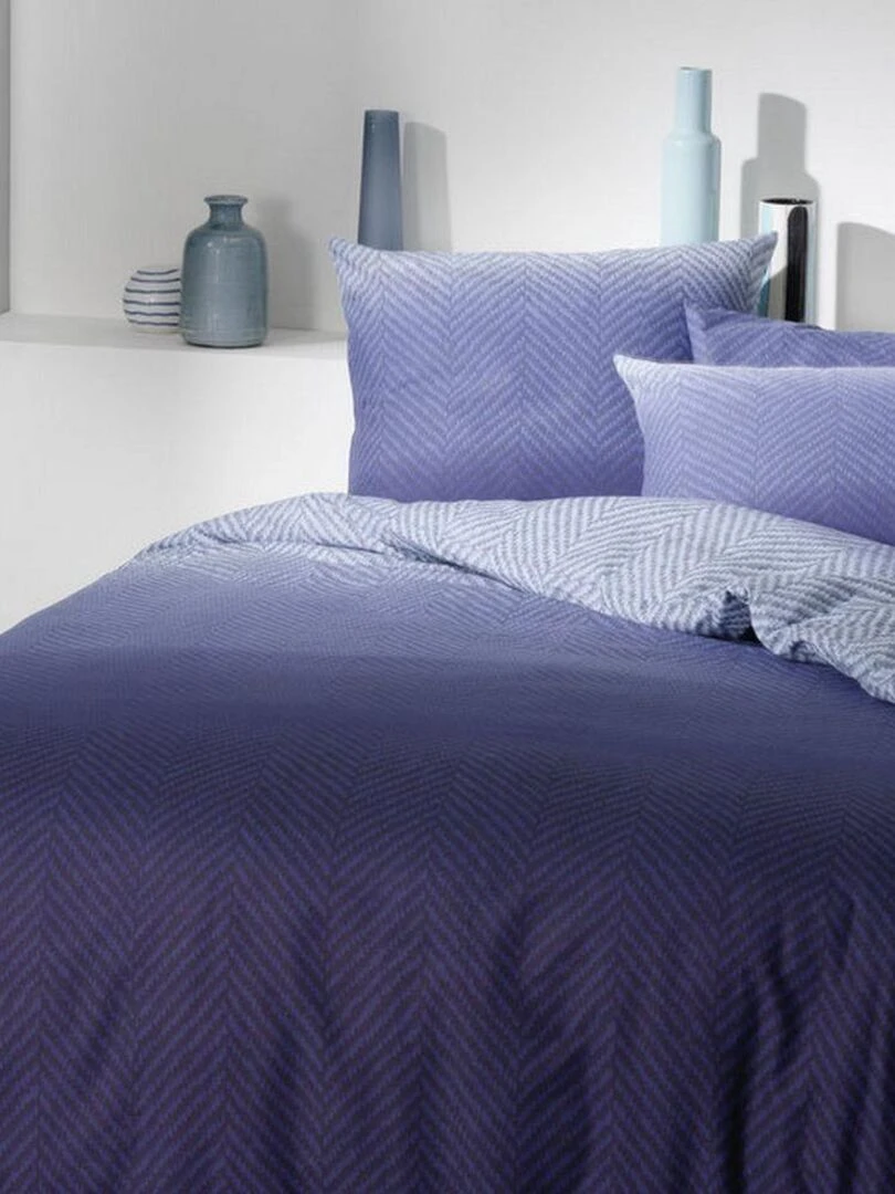 Taie d'oreiller 100% Coton 57 fils Henri   Multicolore