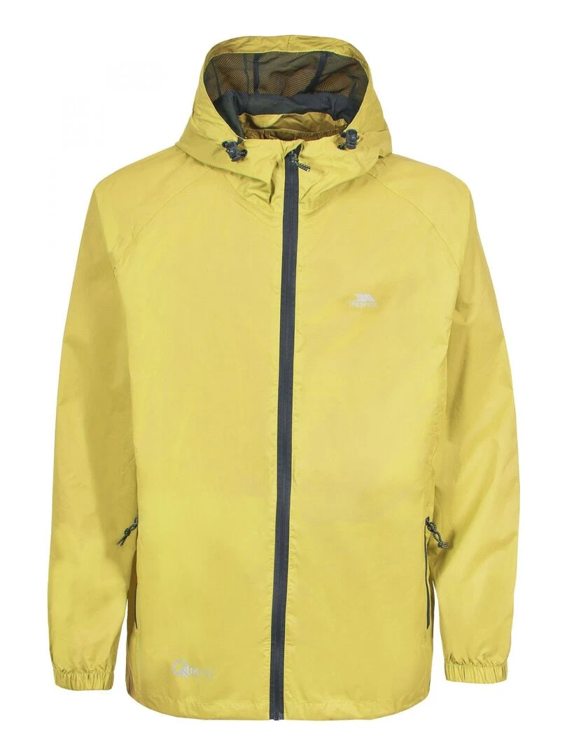 Trespass Qikpac Veste imperméable repliable unisexe Jaune