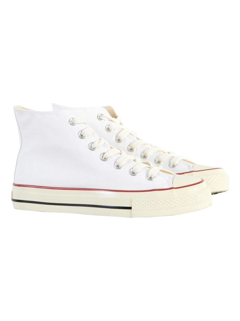 Basket à Lacets Victoria   Blanc