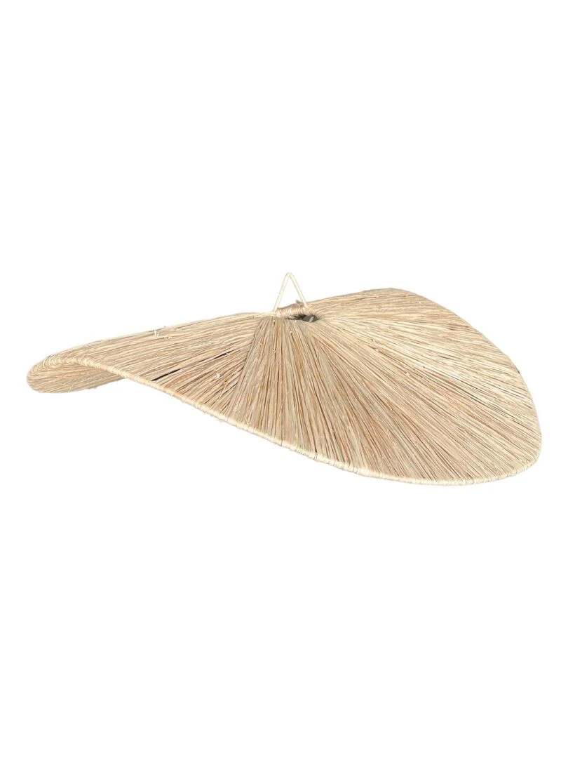 Abat jour parasol raphia volanté Beige