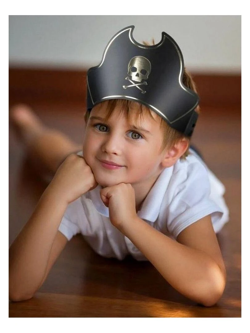 8 coiffes cartonnees pirate Beige