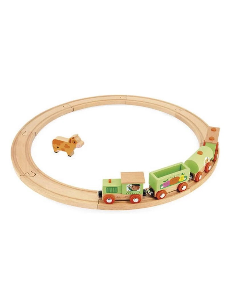 Train de la ferme avec circuit en bois   N/A
