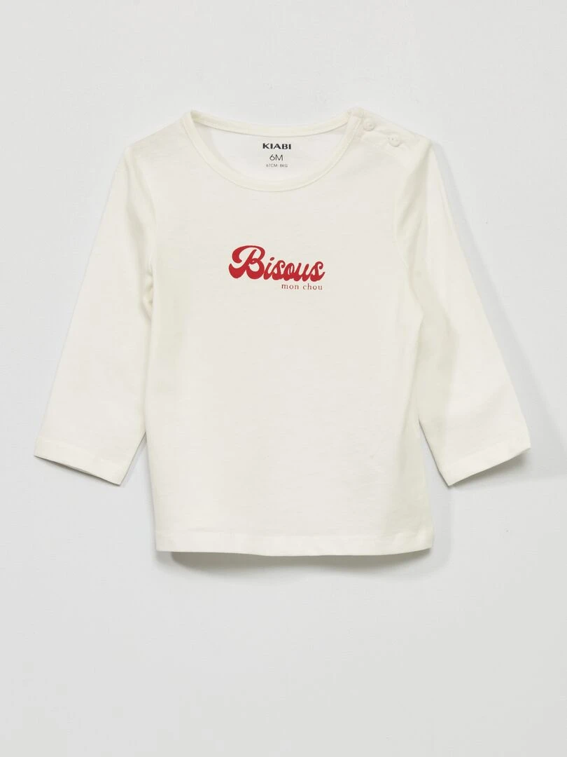 Combinaison longue imprimée en lin mélangé   Rayé