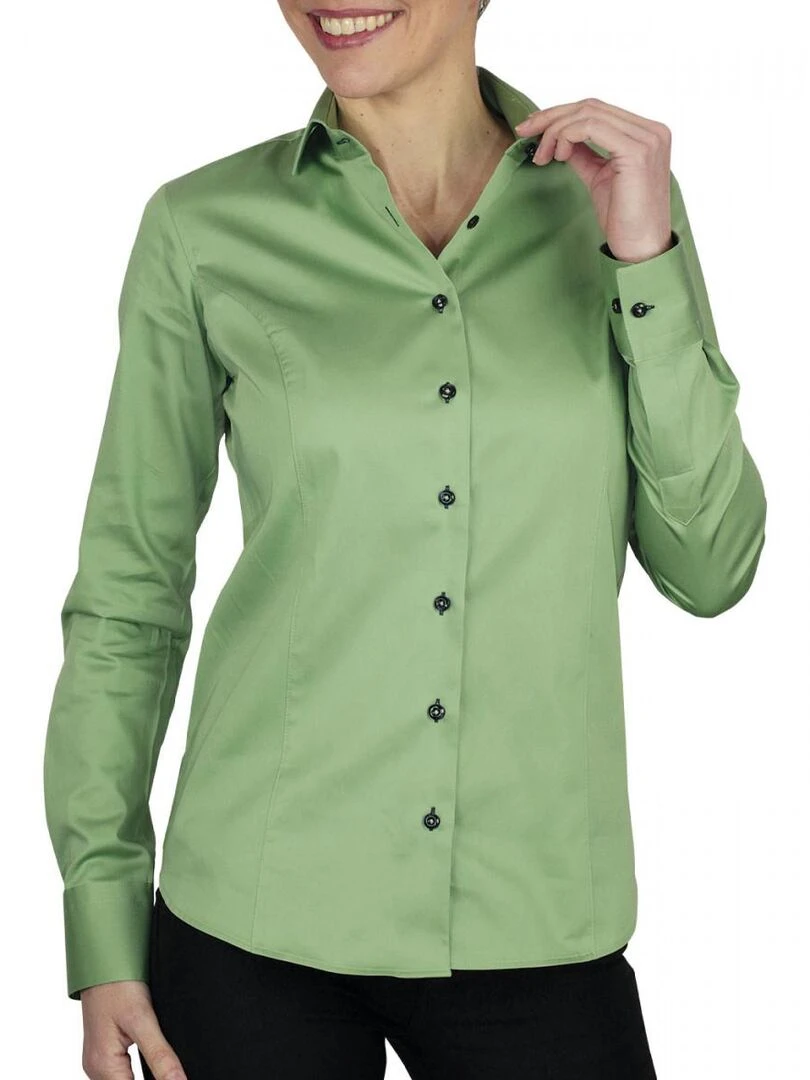 Chemise unie KRYSTAL Vert