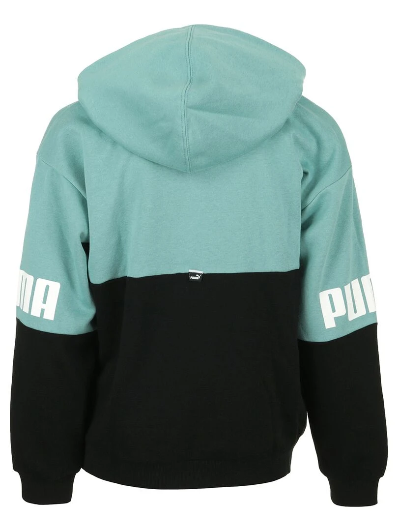 Sweat Power Hoodie Kids Bleu clair