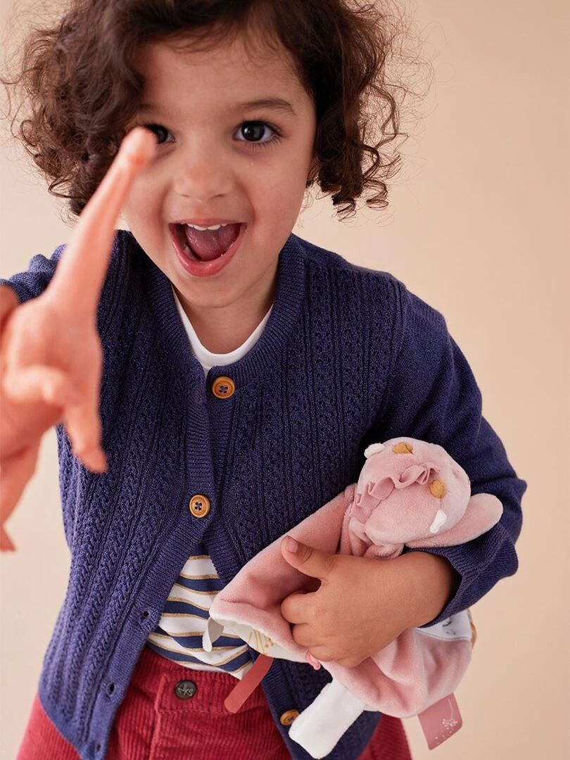 Cardigan lurex en tricot Noukie's Bleu