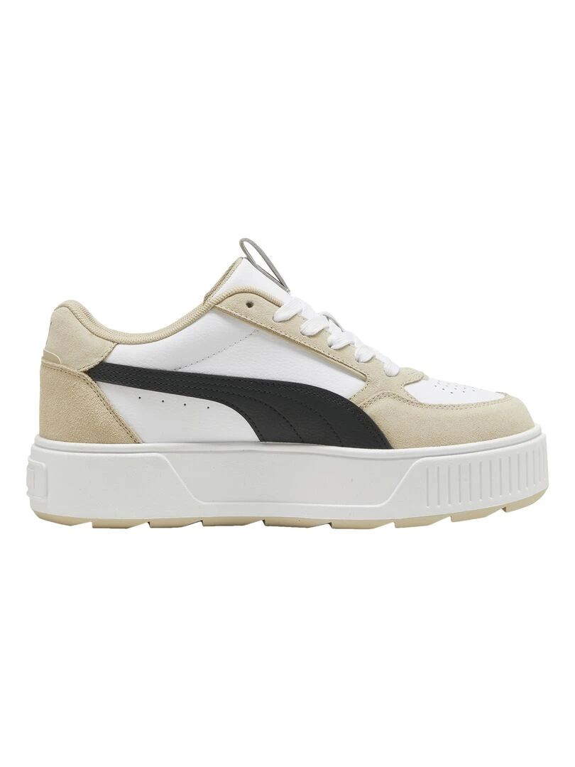 Basket Basse Cuir Puma Karmen Rebelle SD Blanc