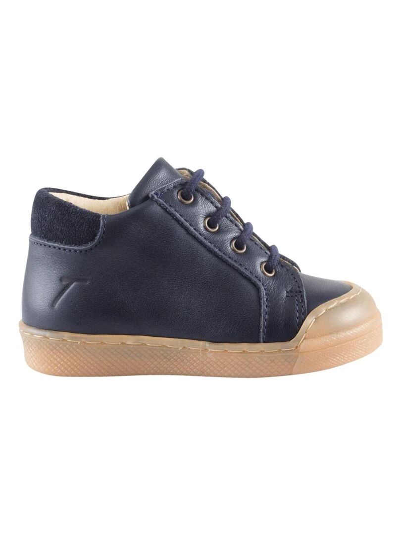 Baskets cuir Lacy Bleu marine