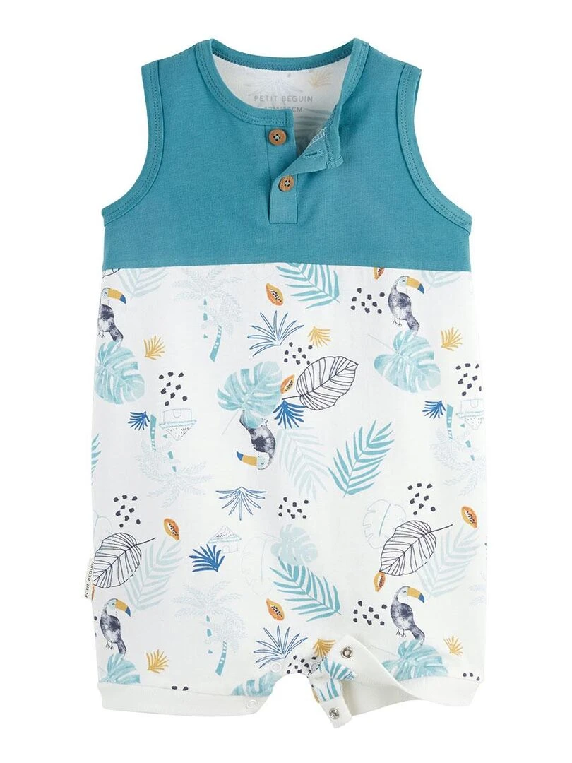 Barboteuse bébé Athi Bleu