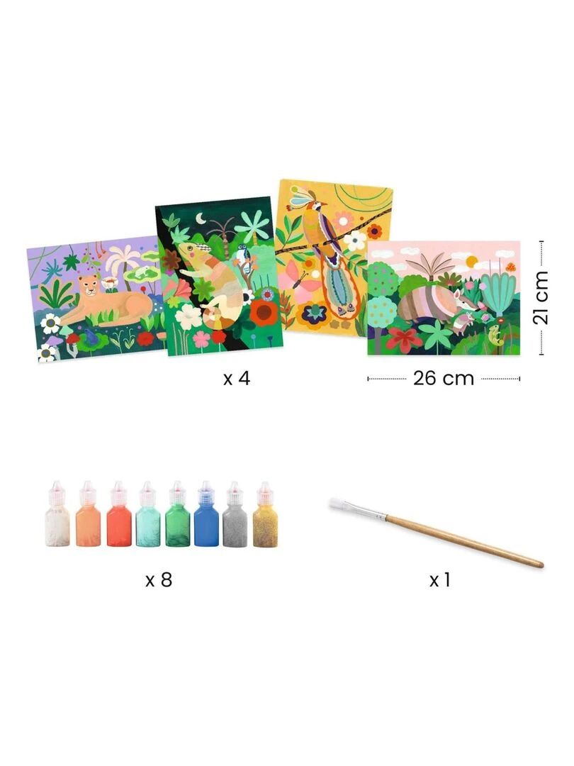 Peinture 3D Forêt tropicale   N/A