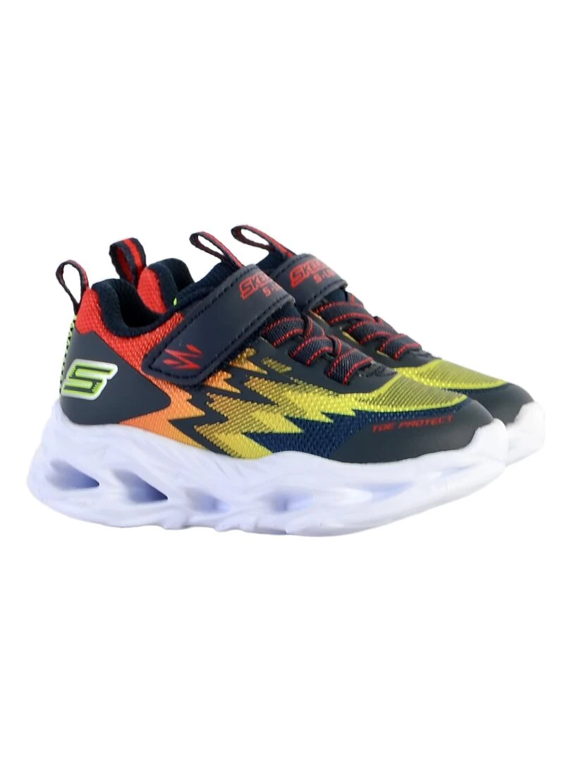 Basket Enfant Skechers Zorent   Bleu
